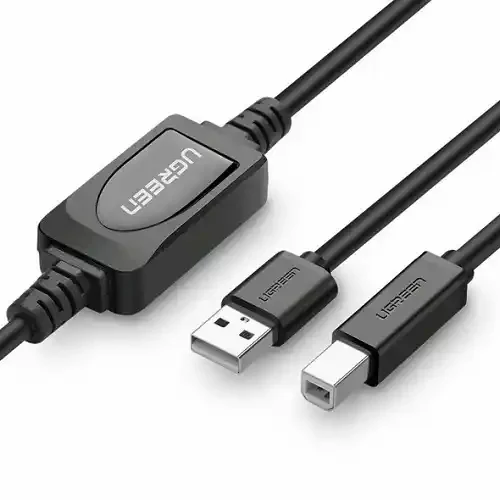 Kabl USB 2.0 Aktivni Print Ugreen US122 M/m 15m