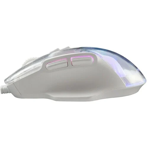 Gaming miš Baracuda ANGLERFISH BGM 062 Transparent/White