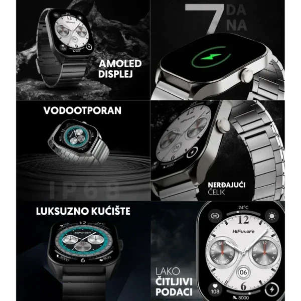 Smart Watch Hifuture Fit Apex Silver