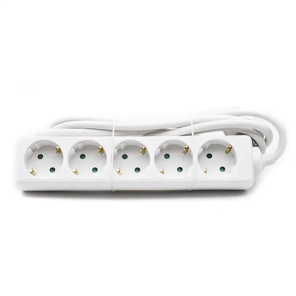 Produžni kabal sa 5 utičnica KETTZ 1.5mm2 KT-PK05A-2M 2m