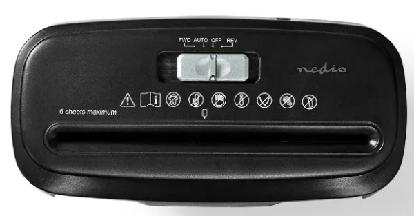PASH112BKA4 Rezac papira, 6x A4 stranica, 10L, 190W za unistavanje papira