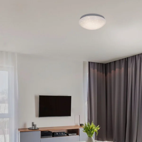 Lucas plafonjera LED 12W, 4000K, 26cm, zvezdasti efekat IP20 (3936)