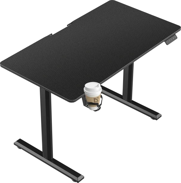 Gaming sto Defender Volt 110cmx60cmx15mm/električni podizač/crnii