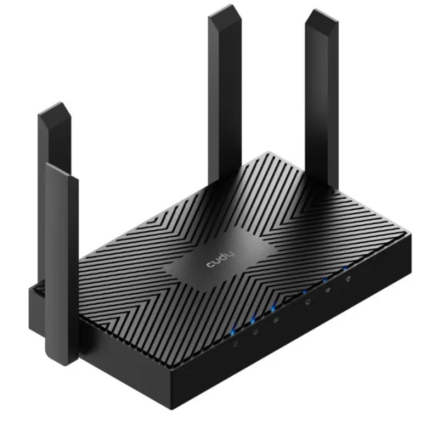 Cudy WR3000 AX3000 Mesh WIFI6 Dual Band 2.4+5Ghz Wi-Fi Ruter 1W/4LAN Gbit,4x5dBi, Wisp/AP/REP