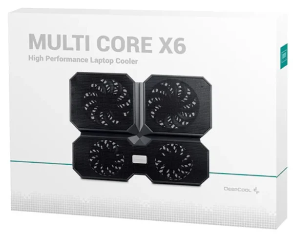 DeepCool MULTI CORE X6 Hladnjak za laptop 15.6 2x140mm+100mm.Fan 1000/1300rpm 121CFM 24dB 380x295x24