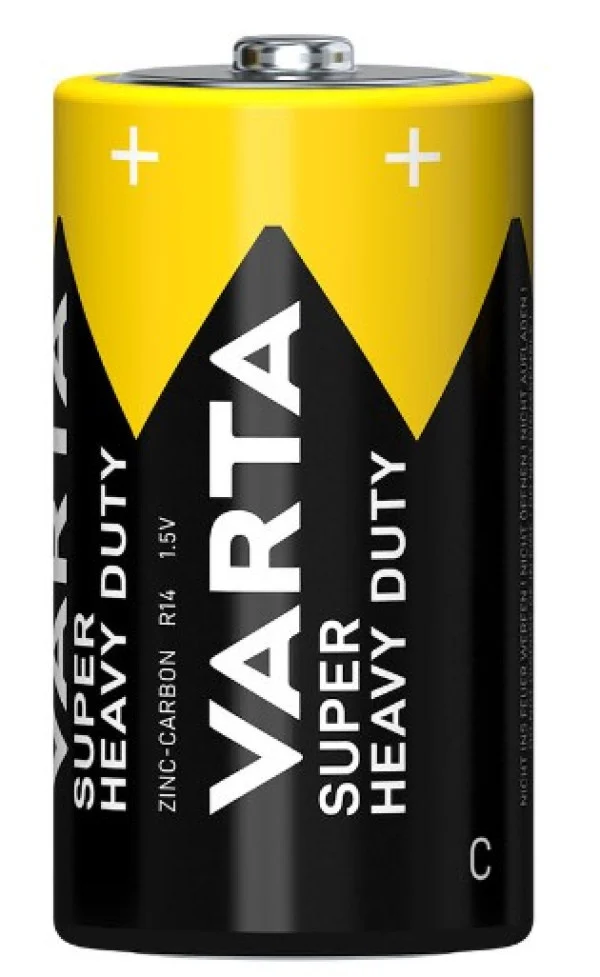 VARTA Superlife Tip C 1.5V R14P SUPER HEAVY DUTY, Cink-karbon baterije, PAK2 (cena po kom.)
