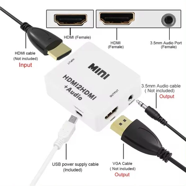 A-HDMI-HDMI-mini ** Gembird input HDMI to HDMI (907) (777)