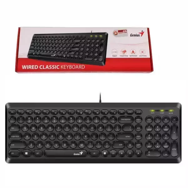 Tastatura Genius SlimStar Q200 YU, crna