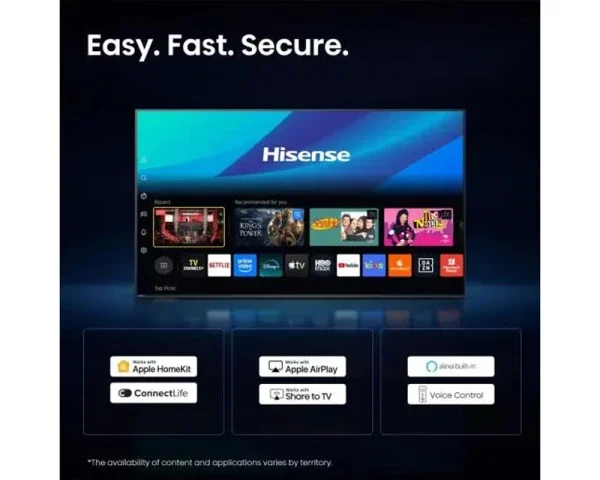SMART LED TV 58 Hisense 58E6ST 3840x260/UHD/4K/DVB-C/T2/S2/VidaaOS