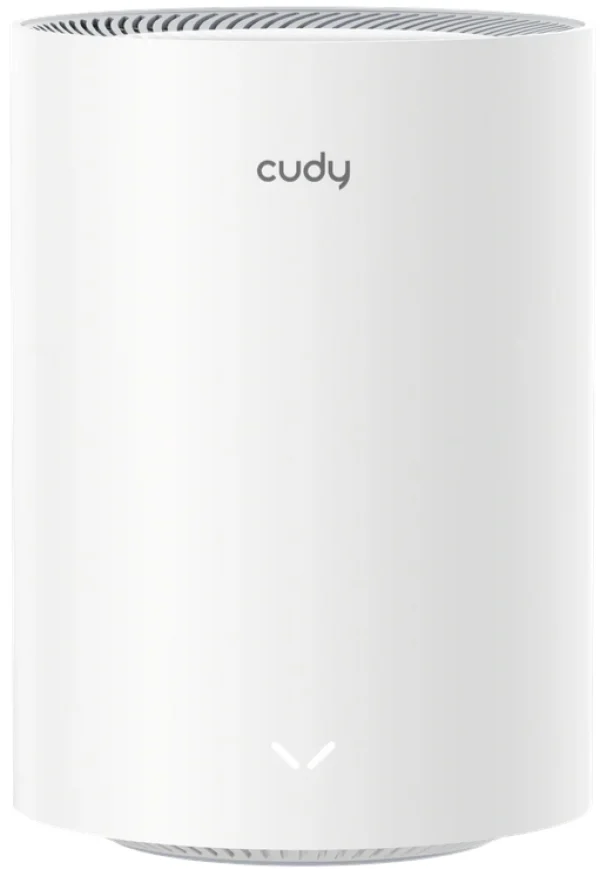 Cudy M3000 1-pack 2.0, AX3000 2.5G Mesh Wi-Fi 6 System White,4-Stream Dual-Band,2402 Mbps + 574 Mbps