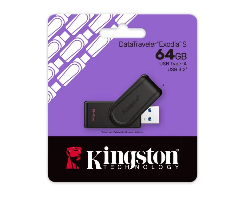 KINGSTON 64GB DTXS/64GB USB Flash memorija 3.2 Black