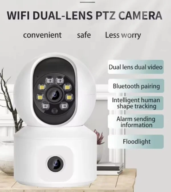 CAM-IP6MP-Q7 GMB kamera 6 mpix microSD iCSee xmeye pro app Two-way voice PTZ 3,6mm+3,6mm