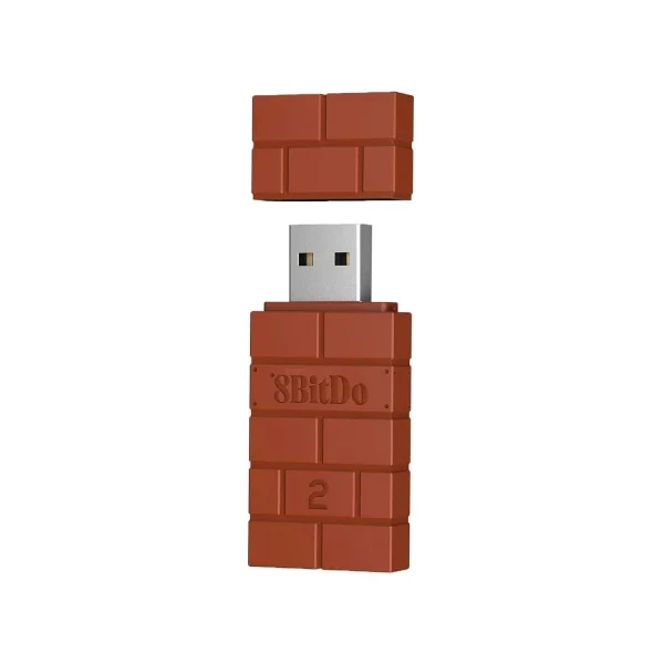 Univerzalni gamepad adapter 8BitDo USB Wireless Adapter 2 PC/PS/Mac/Xbox/Switch/Android brick